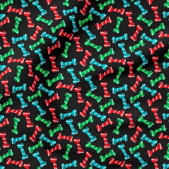 Fabric Editions Dog Bones Cotton Fabric
